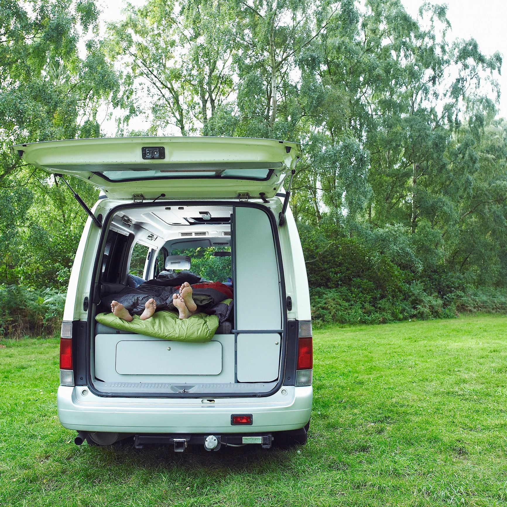 Camper van outdoor adventure