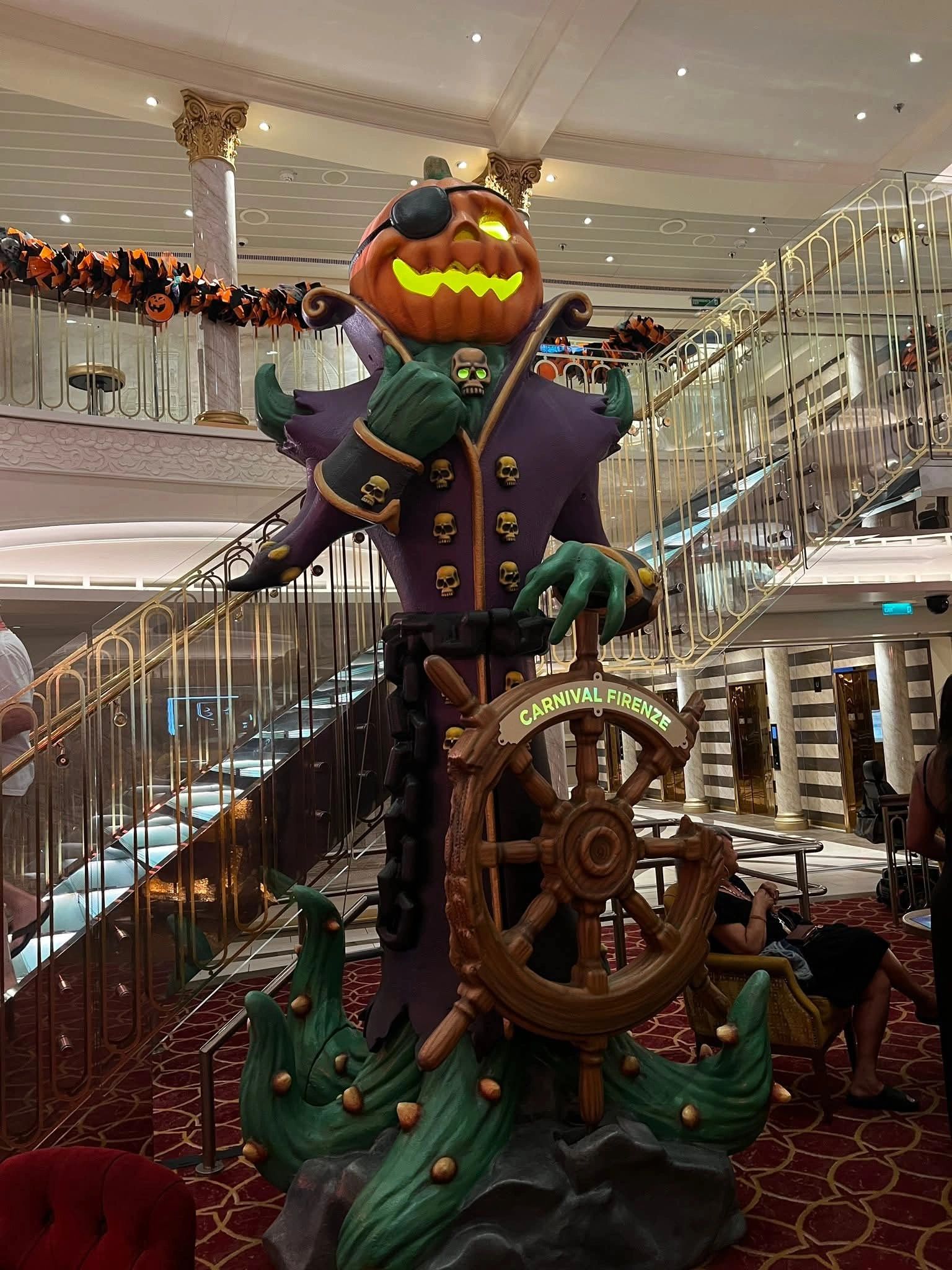 Carnival Firenze cruise ship decoration